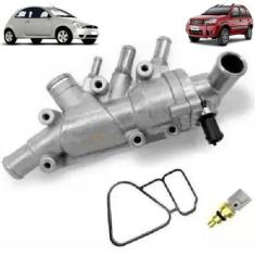 Carcaça Válvula Termostática Alumínio Ford Focus Fiesta Ka