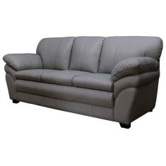 Sofá De Couro 3 Lugares Paris 216Cm M06 Grizzy 499