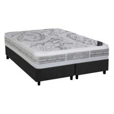 Cama Box King: Colchão Molas Pocket Ensacadas Castor Super luxo Látex 