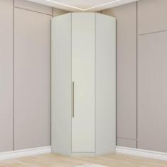 Guarda Roupa Canto Oblíquo Modulado 1 Porta Seletto Henn Areia Hp