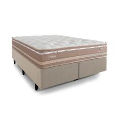 Colchão King Molas Maxspring Nesser 193x203x28cm Herval Branco / Bege