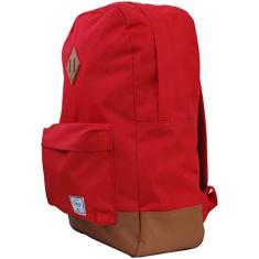 Mochila casual, Poliester, Unissex, Vermelho