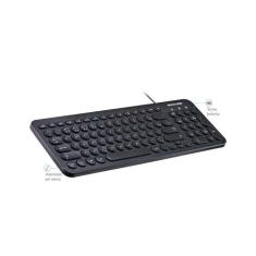 Teclado Multimídia Teclas Redondas Preto USB Multilaser - TC234