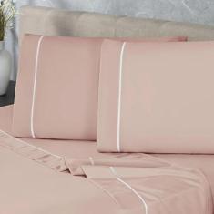 Jogo de Cama Sofist Ponto Palito 3 Peças Solteiro Micropercal 400 fios