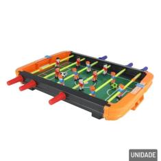 Mesa de Pebolim 36x26cm Jogo de Futebol Mini COM MARCADOR DE PONTUAÇÃO