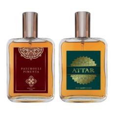 Kit Perfume Masculino - Patchouli Pimenta + Attar 100Ml - Essência Do 