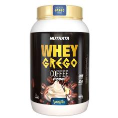 Whey Grego Coffee Cream - 900g Café com Vanilla - Nutrata