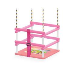 Balanço Bebê Rosa em Madeira Junges