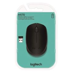 Mouse Logitech M170 Wireless Nano 910-004940 - Preto