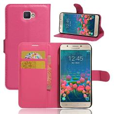 Capa para Samsung Galaxy J5 Prime â€“ Capa carteira flip de couro PU de para Samsung Galaxy J5 Prime, capa de proteção de telefone estilo empresarial, capa com [compartimentos para