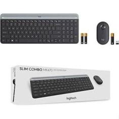 Kit Teclado E Mouse Sem Fio Logitech MK470 Preto 920009268 Unidade