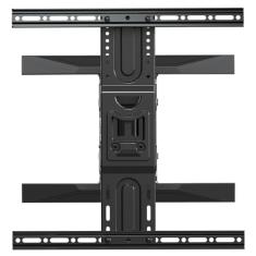 ELG, A02V6N, Suporte de TV Articulado de Parede Para TVs Planas e Curvas de 75" a 86", Inclinação Horizontal e Vertical, Peso Máximo de 46 Kg, Preto