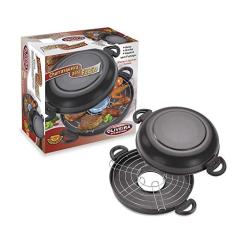 Churrasqueira Para Fogão Antiaderente N°30 Na Caixa Aluminio Oliveira Churrasqueira Para Fogão Antiaderente N°30 Na Caixa Preto No Voltagev