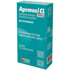 Antibiótico Agener União Agemoxi CL 10 comprimidos - 250 mg