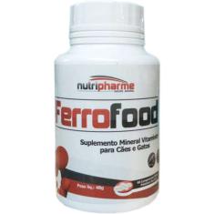 Suplemento Vitamínico Mineral FerroFood 800 mg para Cães e Gatos - 60 Comprimidos
