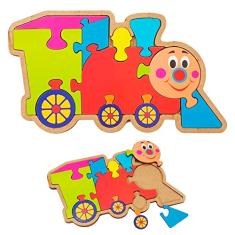 Quebra-cabeça infantil trenzinho