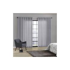 Cortina Bella Janela 420x250 cm Duplex Mônaco Com Forro Alumínio