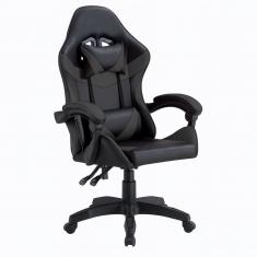 Cadeira Gamer Escritório Reclinável Ergonômica Giratória com Rodinhas X-On - Preto