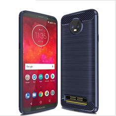 Capa para Moto Z3 Force, toque macio, proteção total, anti-arranhões e impressões digitais + capa de celular resistente a arranhões para Moto Z3 Force