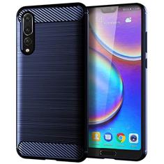 Capa para Huawei P20 Plus, sensação macia, proteção total, anti-arranhões e impressões digitais + capa de celular resistente a arranhões para Huawei P20 Plus