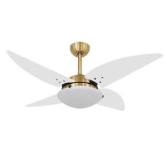 Ventilador De Teto Volare Dourado Vd300 Quad 4 Pás 127V, 110V