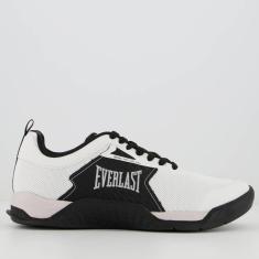 Tênis Everlast Climber 4 Branco e Preto-Masculino