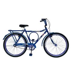 Bicicleta Aro 26 Urbana Barra Terra Forte Circular Rolamento Freio V Brake Rodas Aluminio Aero-Unissex