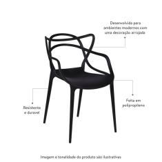 Cadeira Allegra - Preto