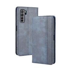Capa para Huawei Honor Nova 7 SE, capa flip carteira de couro para Huawei Honor Nova 7 SE, capa magnética retrô para celular, capa carteira de telefone com compartimentos para cartões