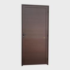 Porta de Alumínio Lambril Super 210cm x 90cm Brimak