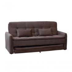 Sofá Cama Reclinável Com Cama Auxiliar - New Chumbo Light