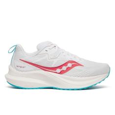 Saucony Tênis feminino Tempus 2, Branco/Caiena, 35