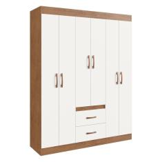 Guarda-Roupas 6 Portas 2 Gavetas Multimóveis CR35115