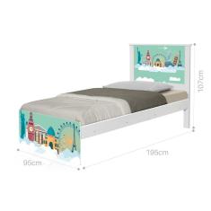 Cama Solteiro Mundo Viagens