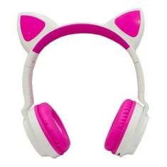 Fone Ouvido Bluetooth Estéreo Orelha Gato Sd Exbom Hf-C290Bt