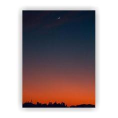 Quadro Decorativo Paisagens Decoração Quartos Noite - Micro Oficina