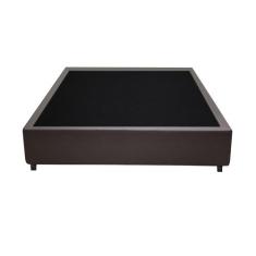 Cama Box Casal 138 Marrom Suede - Santo Box