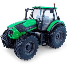 Miniatura trator deutz-fahr ttv 7250 1/32  universal hobbies, Verde