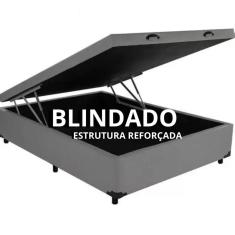 Cama Baú Casal 1,38 x 1,88 Reforçada - Exclusive