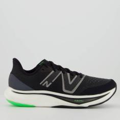 Tênis New Balance Fuelcell Rebel V3 Preto e Verde-Masculino
