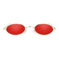 Óculos Retro Pequeno Sol Vintage Proteção Uv400 Oval Cool - Óculos De 