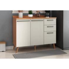 Balcão de Cozinha 2 Portas 3 Gavetas 1 Prateleira Favorita - Zanzini