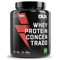 Whey Protein Concentrado Chocolate Branco Pote 450g – Contribui para o Ganho Muscular Hipertrofia – Dux Human Health