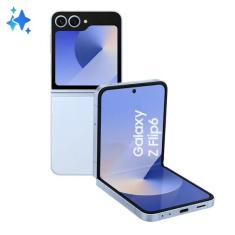 Imagem de Smartphone Samsung Galaxy Z Flip6 512GB Azul 5G - Tela dobrável de 6.7" e 12GB de RAM