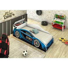Cama Carro Juvenil Azul – Vitamov