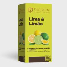 Sabonete Vegano Biofleur Lima e Limão 5 Sabonetes De 80g