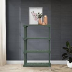 Estante 4 Prateleiras Cube Grifit Verde Alecrim