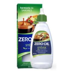 Adoçante Líquido Zero Cal Stévia 80ml - Zerocal