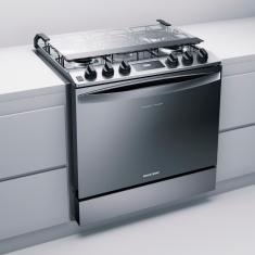 Fogão de Embutir 5 Bocas Brastemp BYS5PCR Touche Timer - Inox