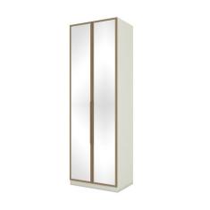 Guarda Roupa Modulado 2 Portas com Espelho Cabideiro Predileto Henn, A